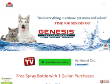Tablet Screenshot of genesis950.com